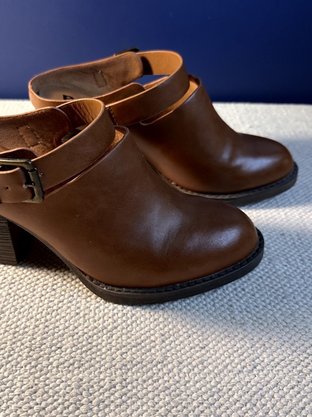 BC Born in California Vegan Heeled Slip-ons with Buckle - Picture 5 of 6